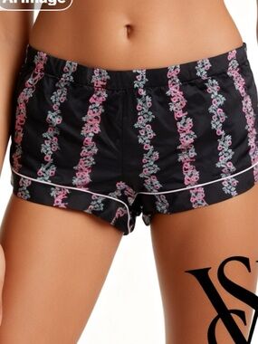 Victoria's Secret Signature Satin Sleep Shorts Xl